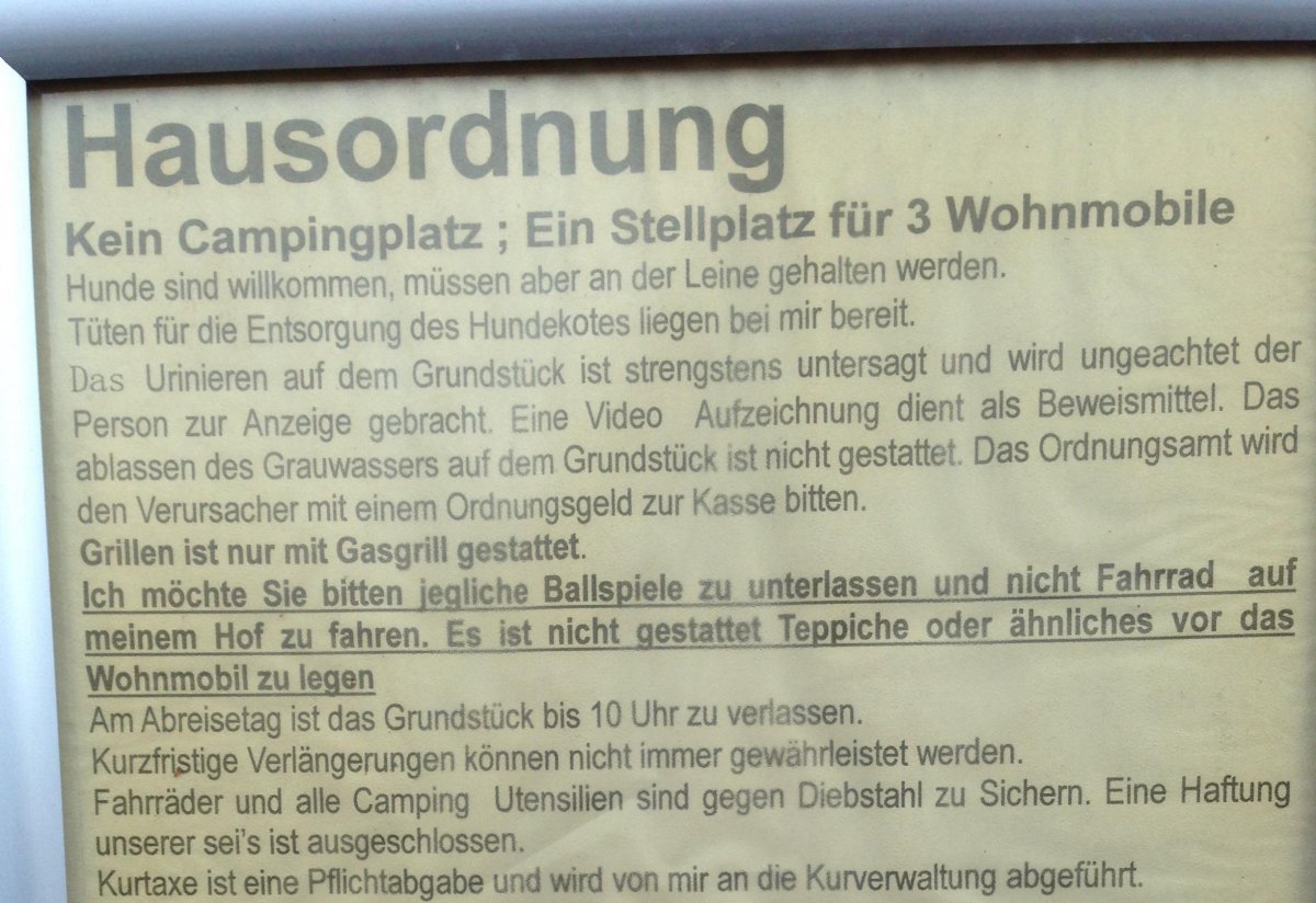 Stellplatz Blasendorff Heringsdorf