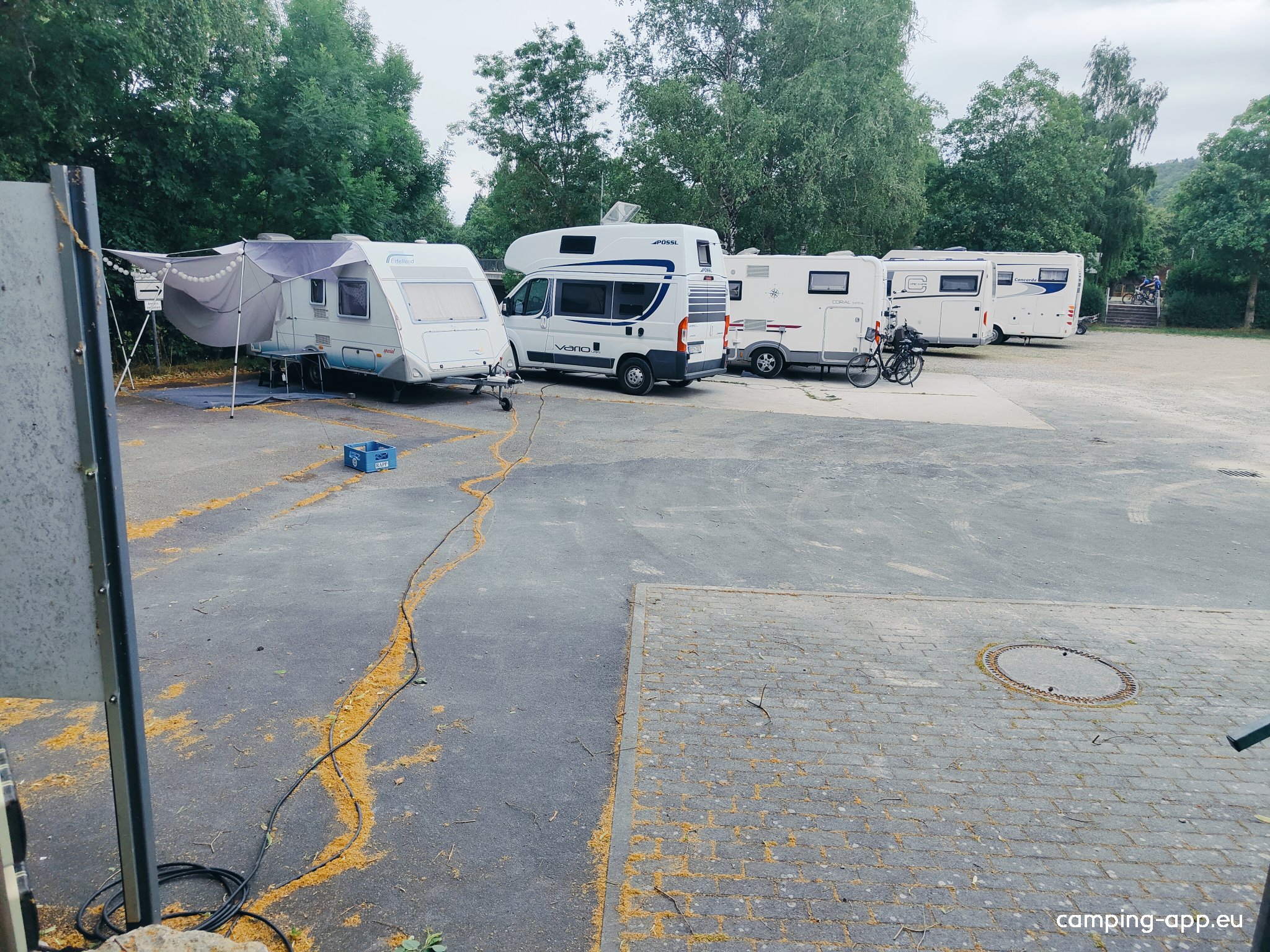 Stellplatz am Festplatz an der Tauber Röttingen