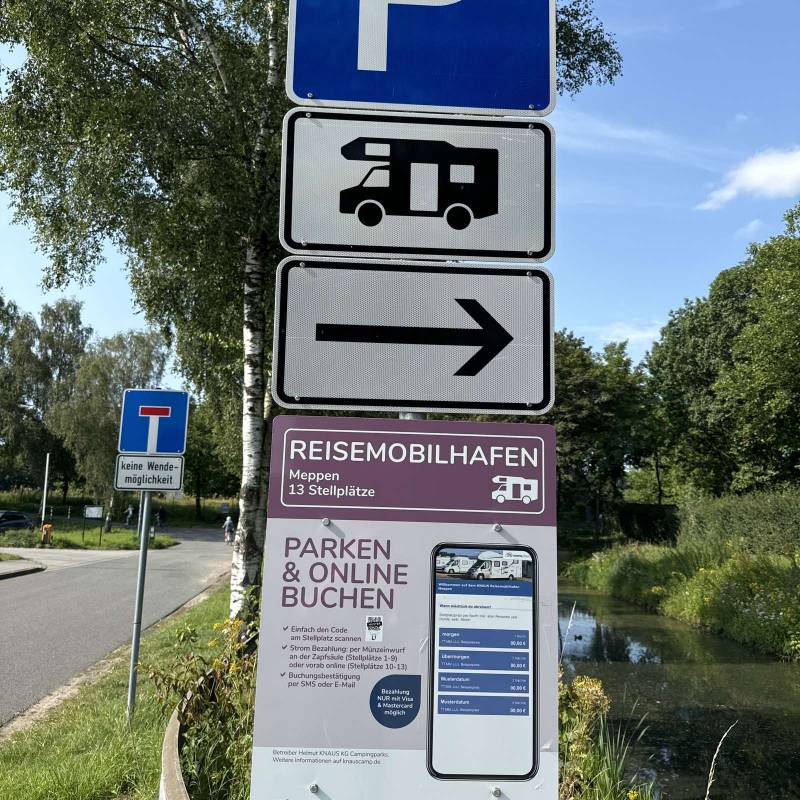 Reisemobilstellplatz an der Bleiche Meppen — Photo 2