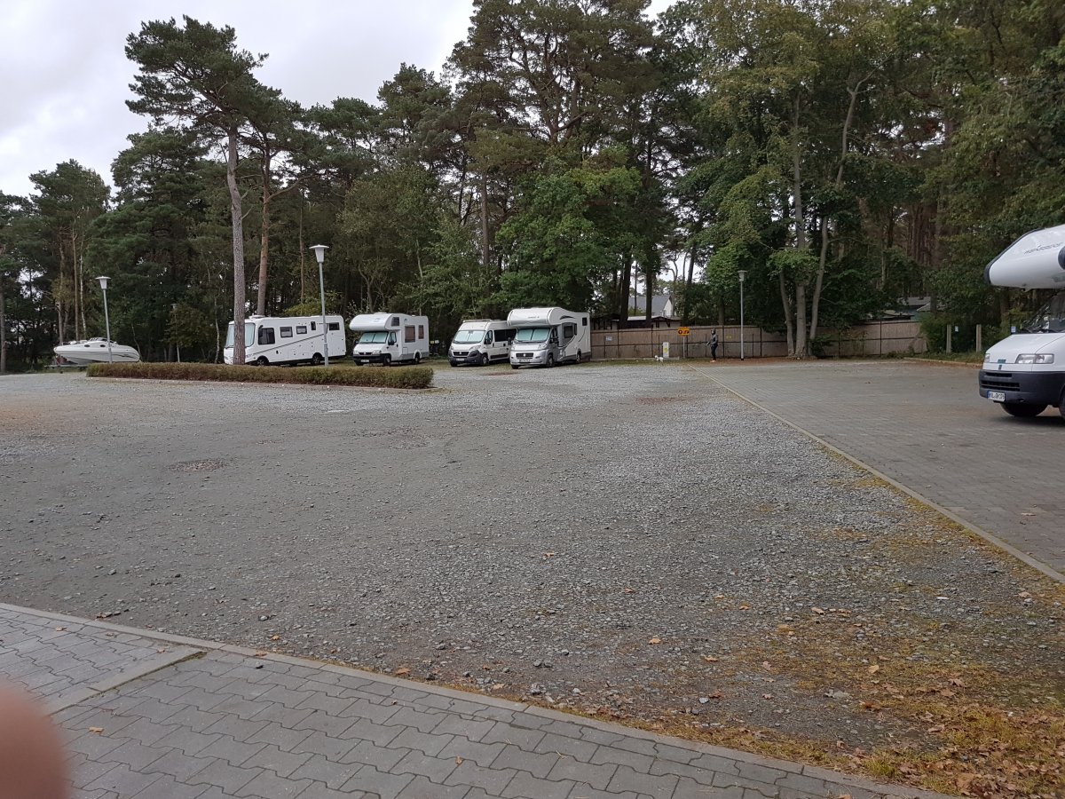 Stellplatz am Strand Glowe