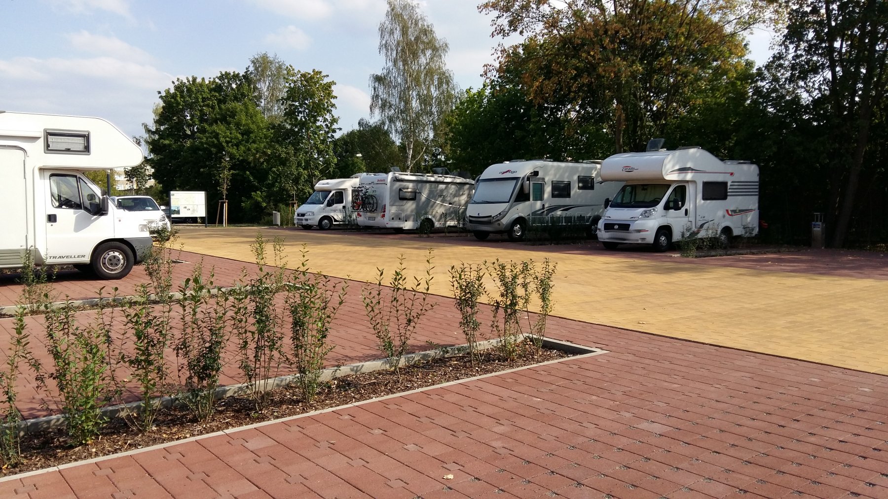 Stellplatz Rheinsberger Str. — Autocamperplads in Wittstock/Dosse