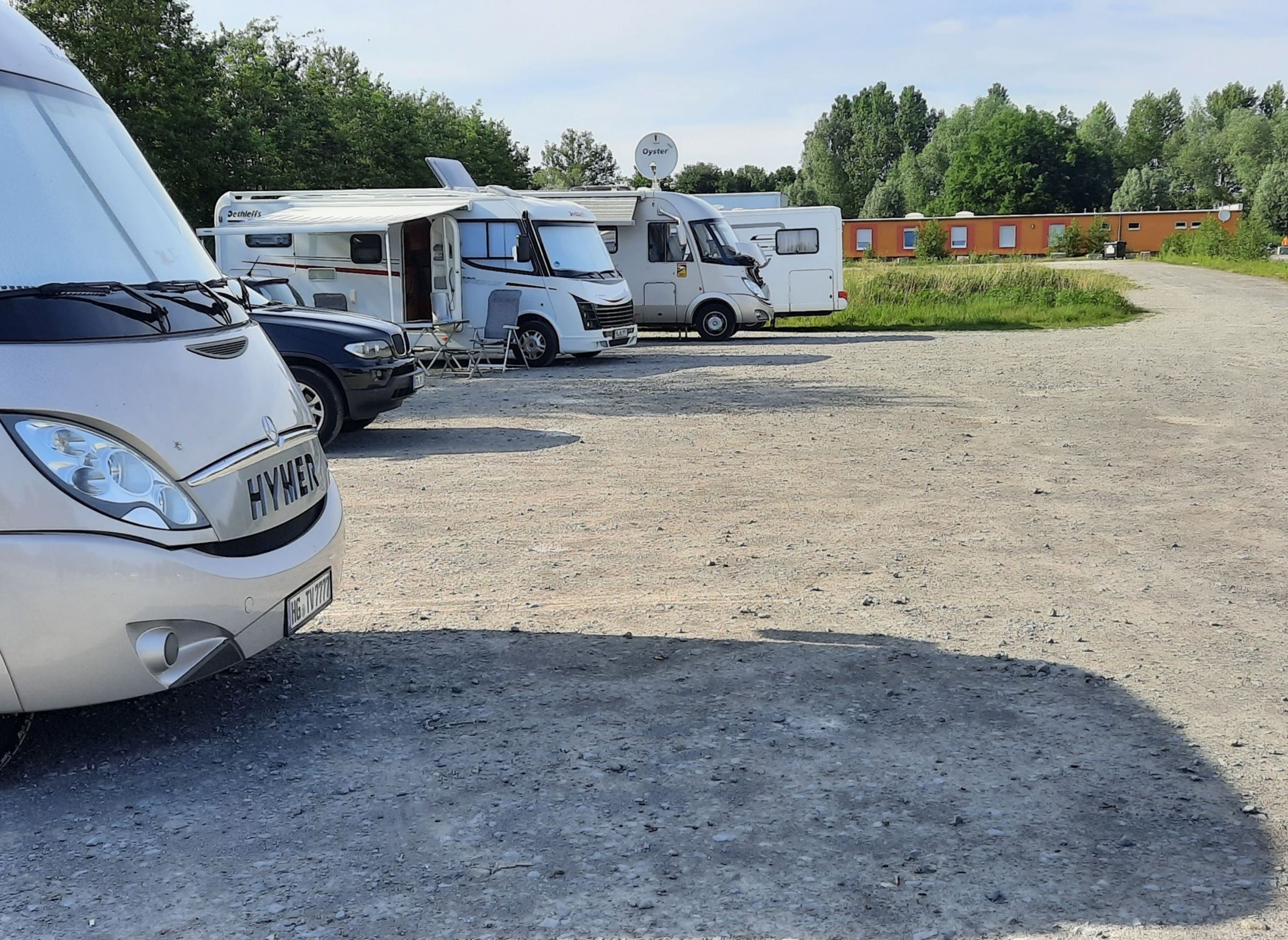 Stellplatz Rottwiese Rietberg — Motorhome pitch in Rietberg-Druffel