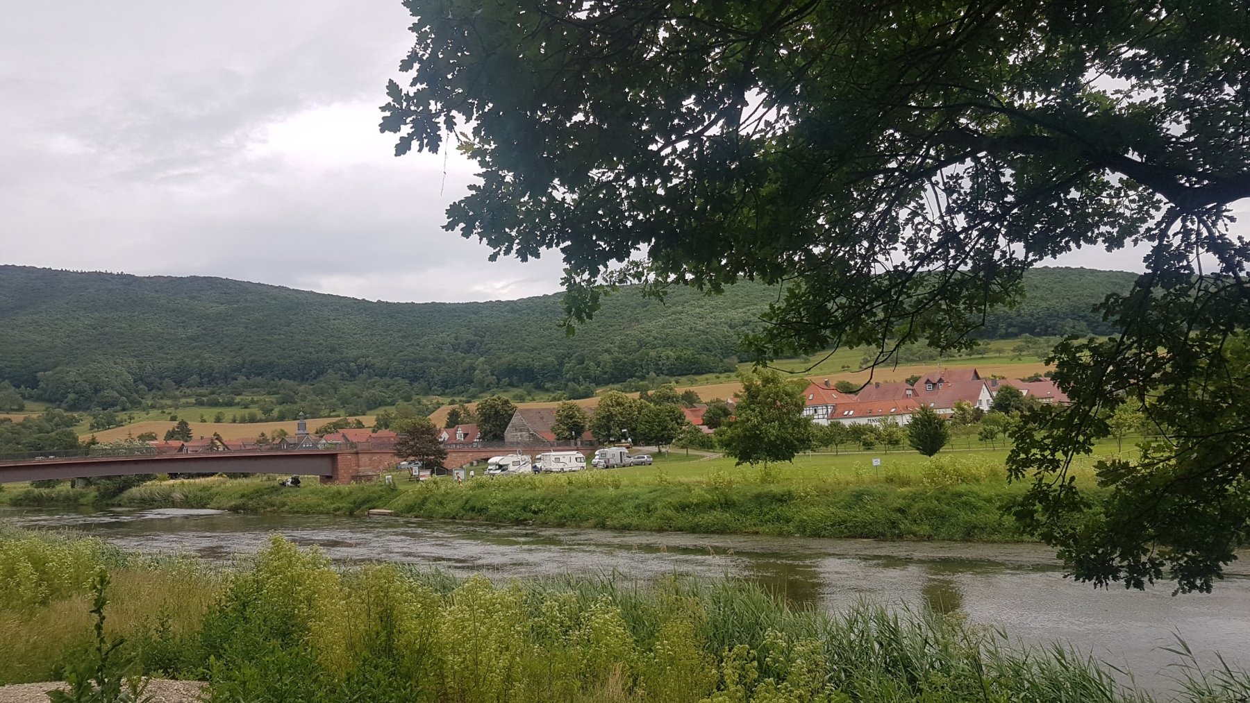 Stellplatz an der Werrabrücke