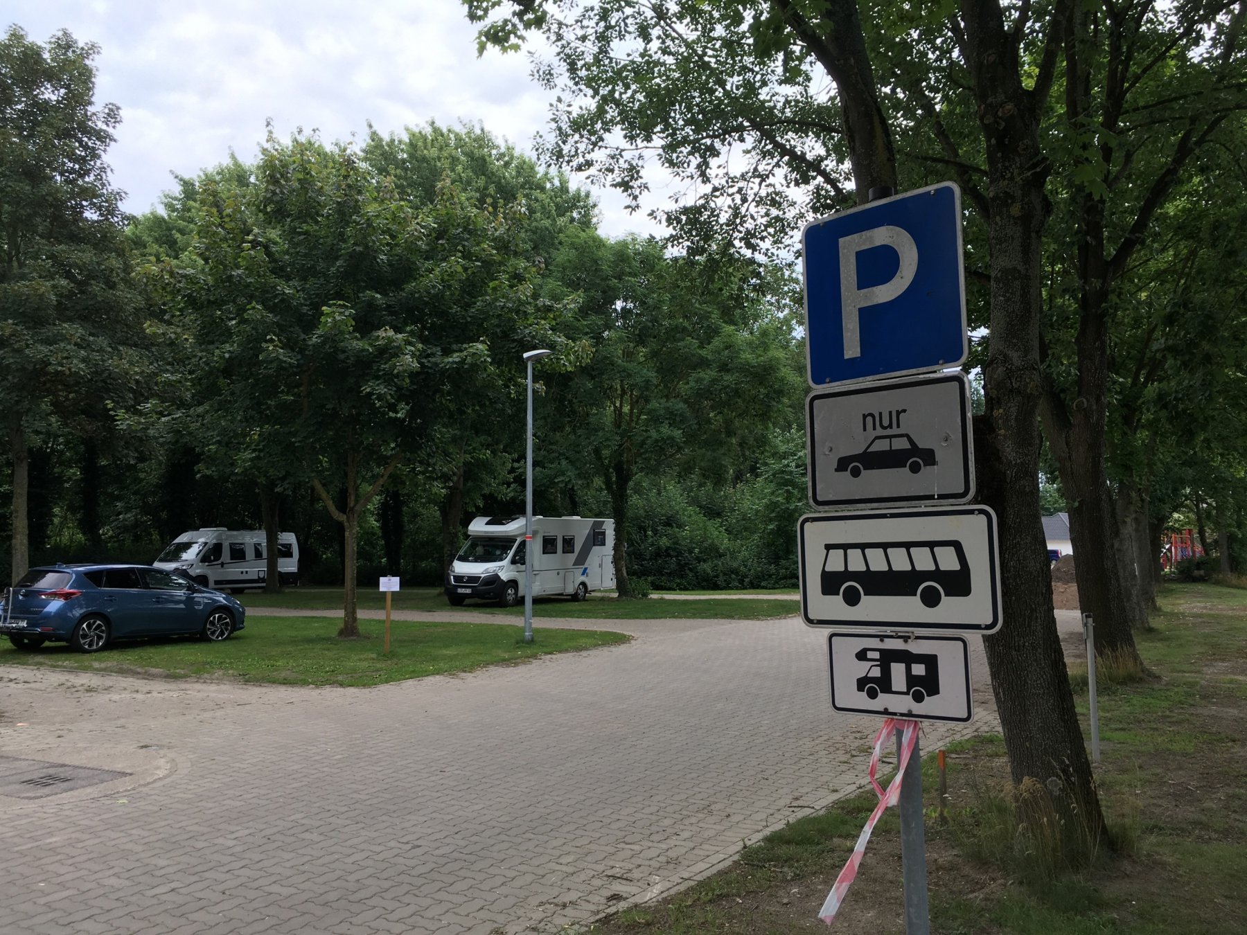 Stellplatz Bücken — Motorhome pitch in Bücken