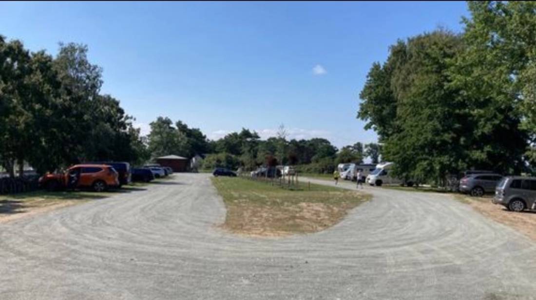 Stellplatz Göhrensüdstrand — Motorhome pitch in Göhren