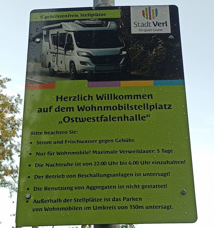 Wohnmobilstellplatz Ostwestfalenhalle — Photo 4