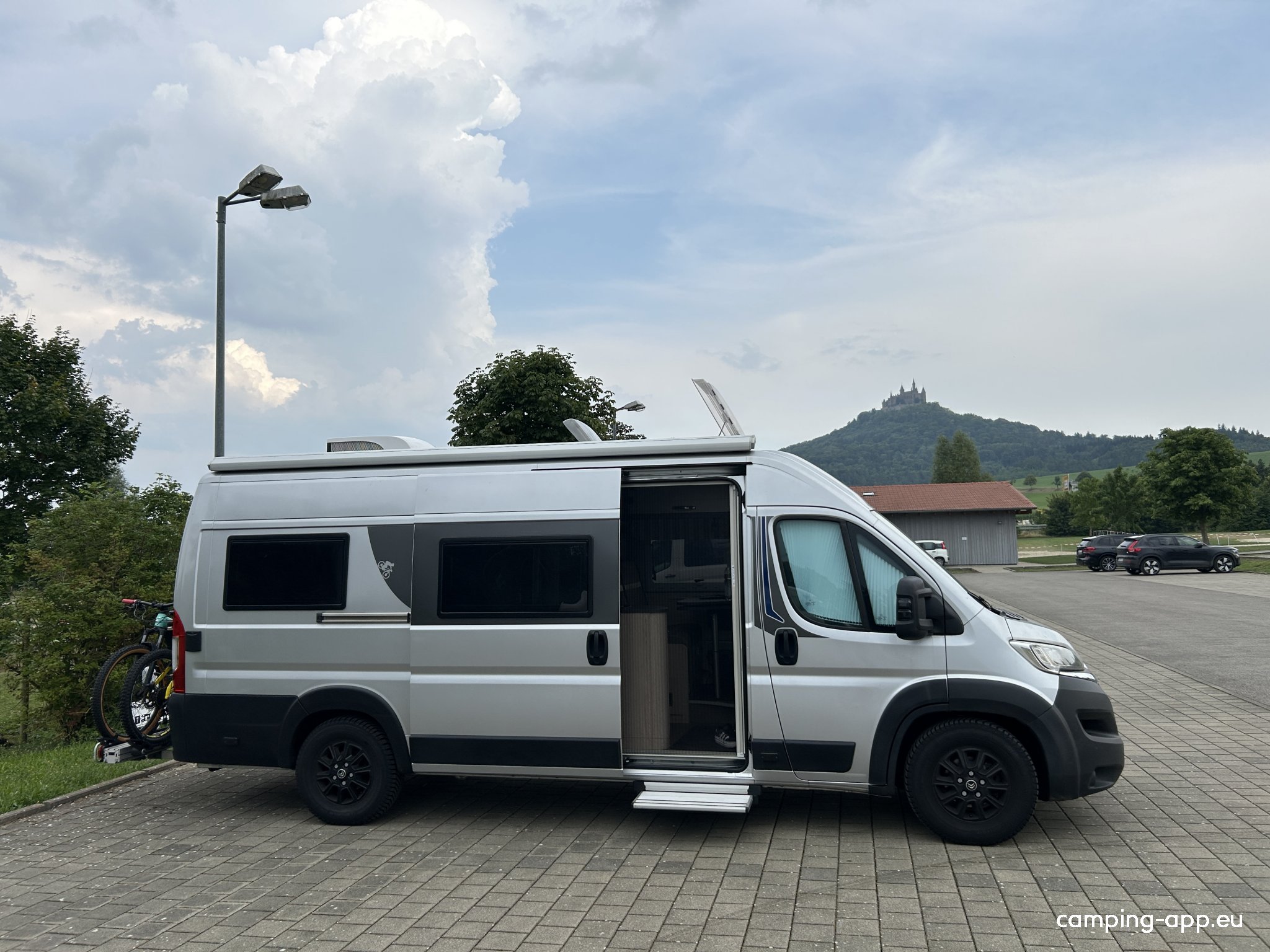 Parkplatz am Hofgut Domäne