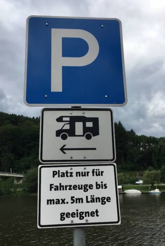 Stellplatz Zwingenberg (max 5 m)