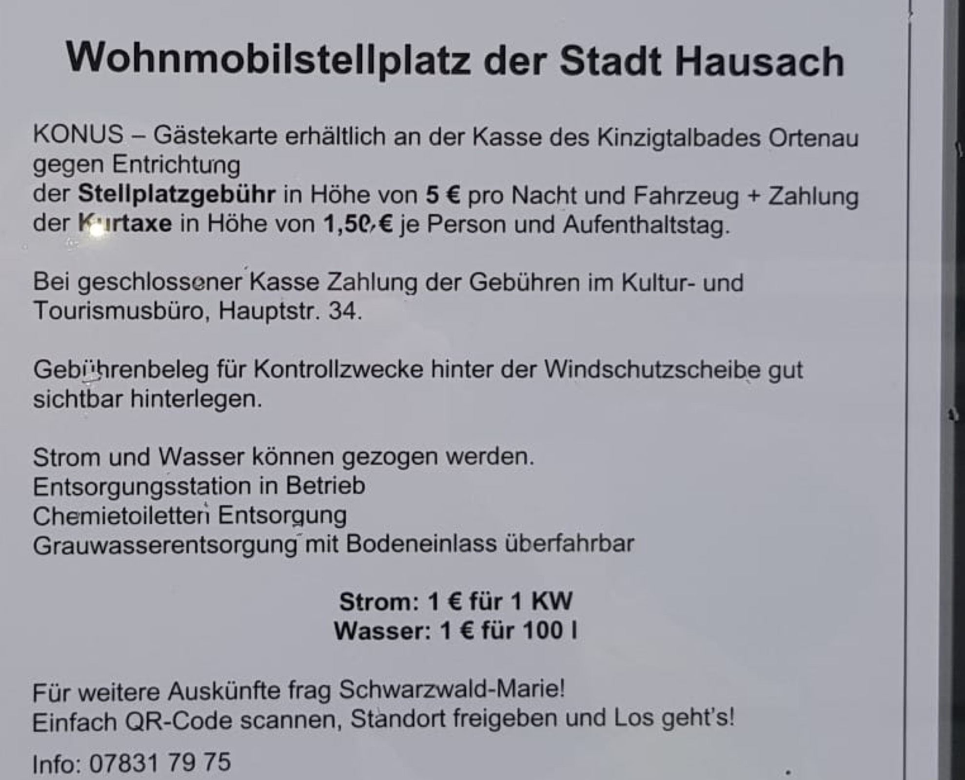 Stellplatz Hausach — Photo 3