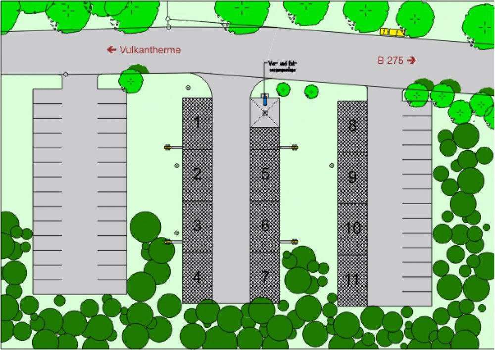 Stellplatz an der VulkanTherme Herbstein