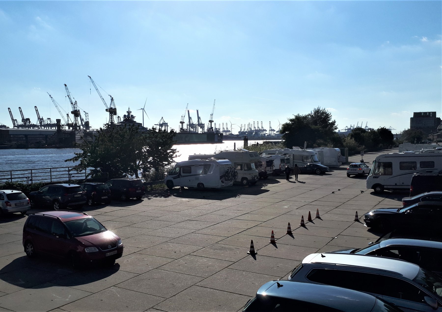 Parkplatz am Strand Pauli