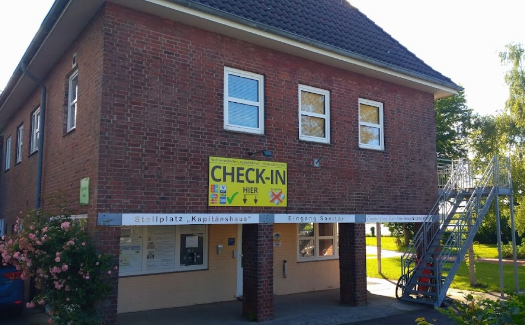 Stellplatz am Kapitänshaus