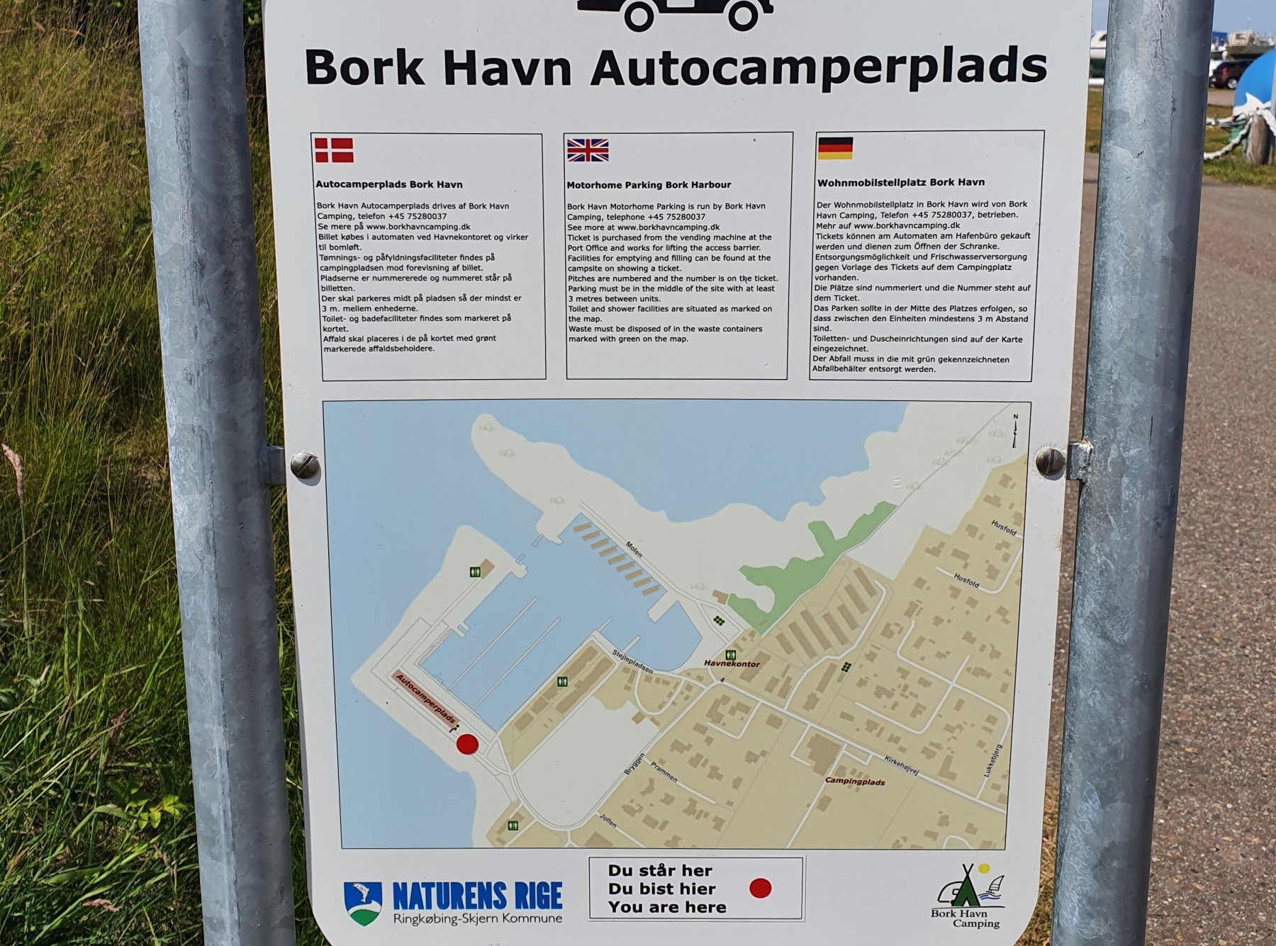 Stellplatz Børk Havn