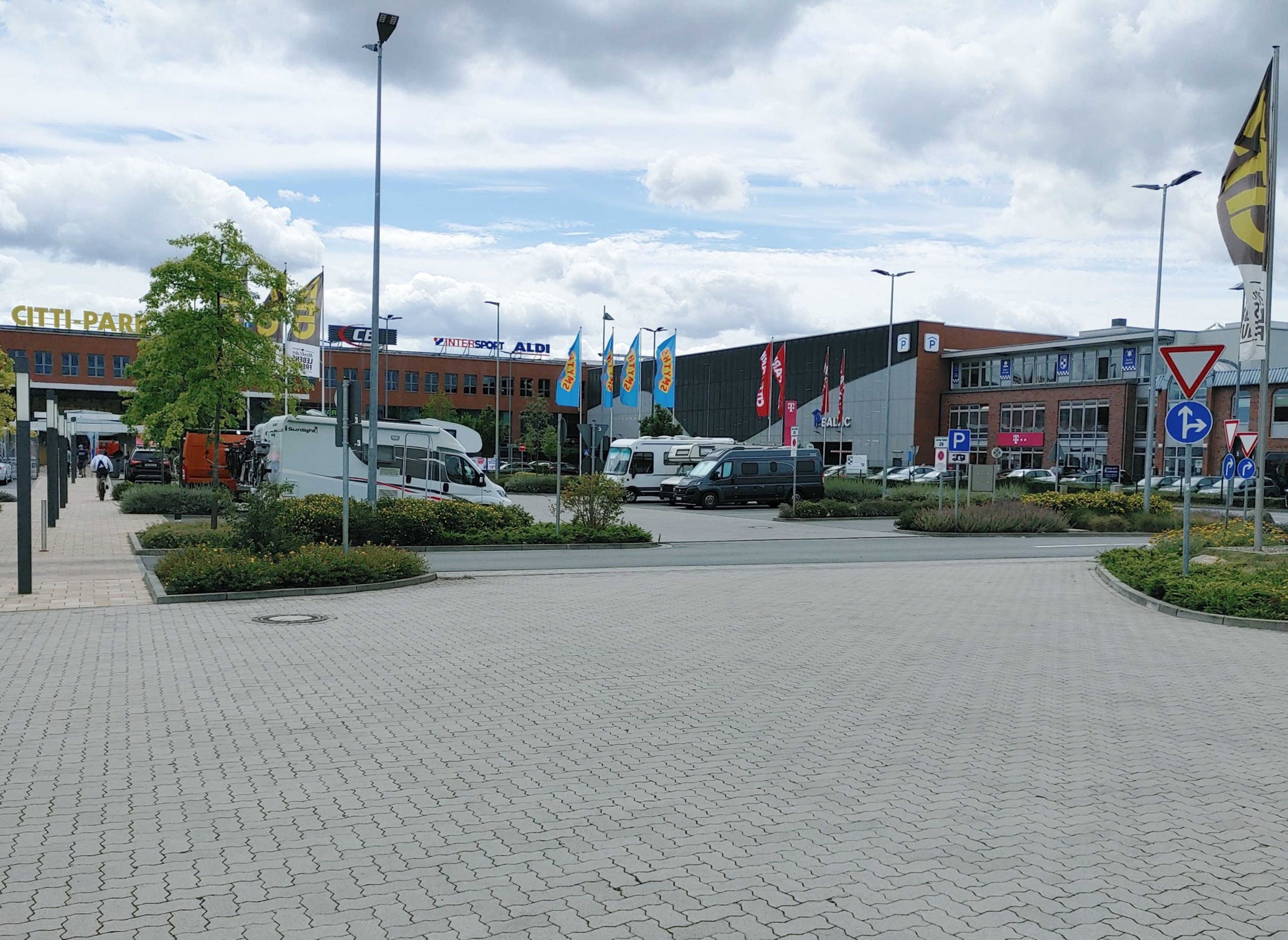 Stellplatz am Citti-Park Lübeck