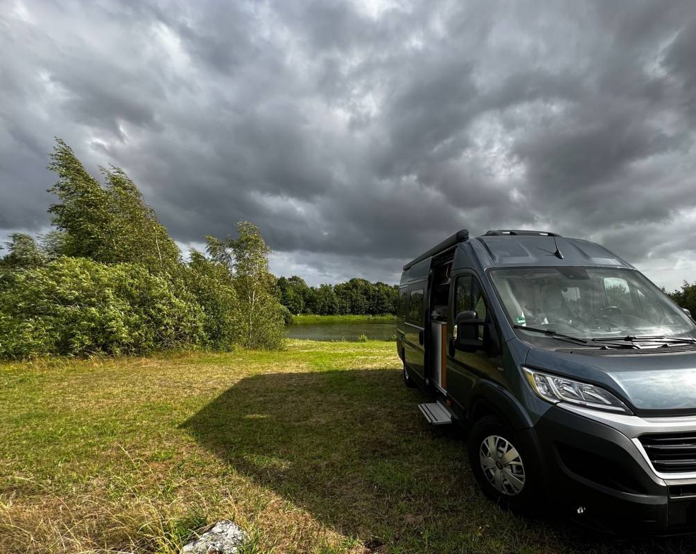 Stellplatz bei Aalbogaard Fischteiche Aarup