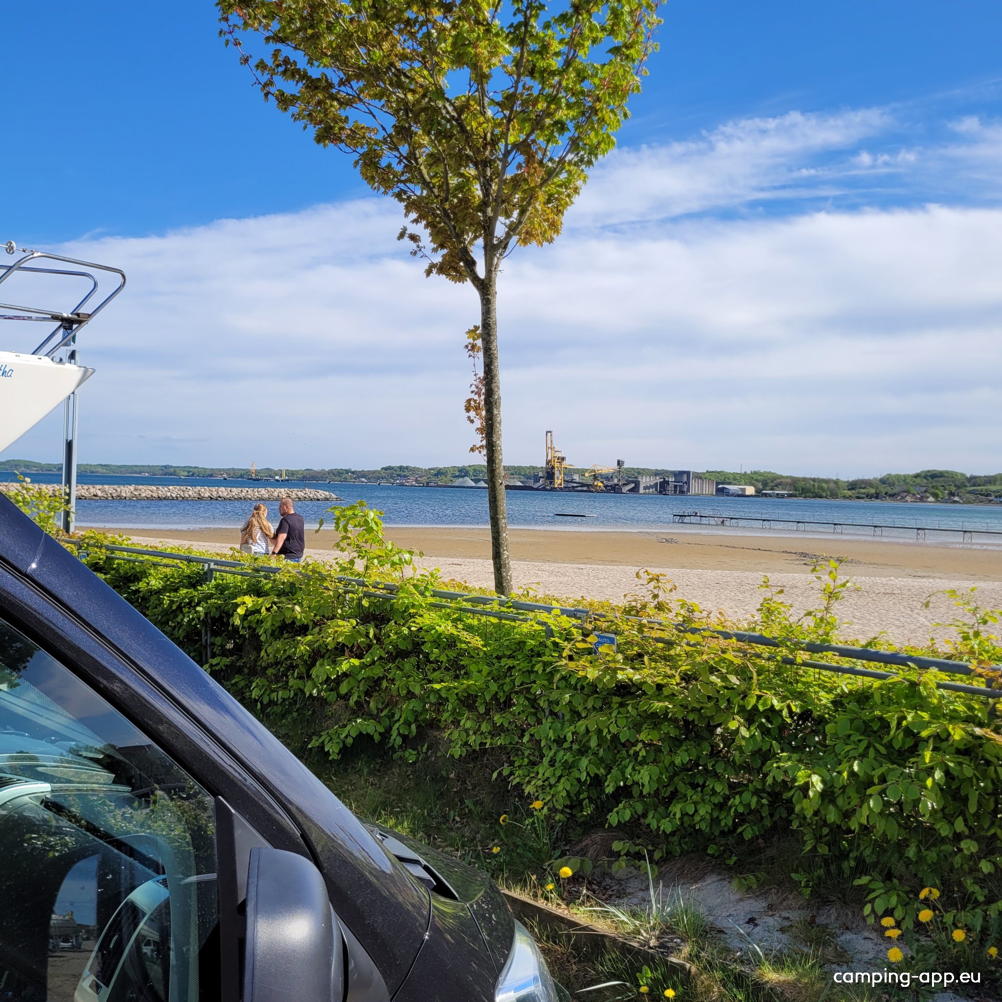 Stellplatz am Segelclub Aabenraa