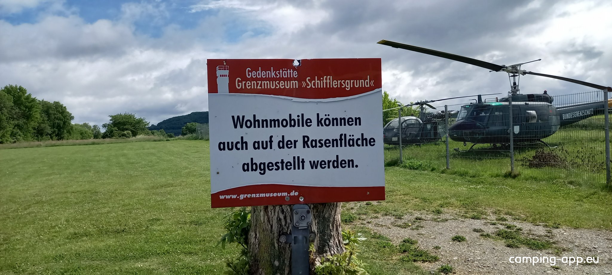 Stellplatz am Grenzmuseum Schifflersgrund Asbach — Photo 6